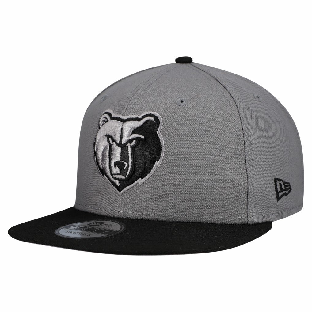 Memphis Grizzlies Core Logo Storm Gray Two-Tone 9FIFTY Snapback Hat Gray