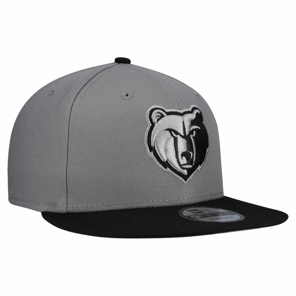 Memphis Grizzlies Core Logo Storm Gray Two-Tone 9FIFTY Snapback Hat Gray