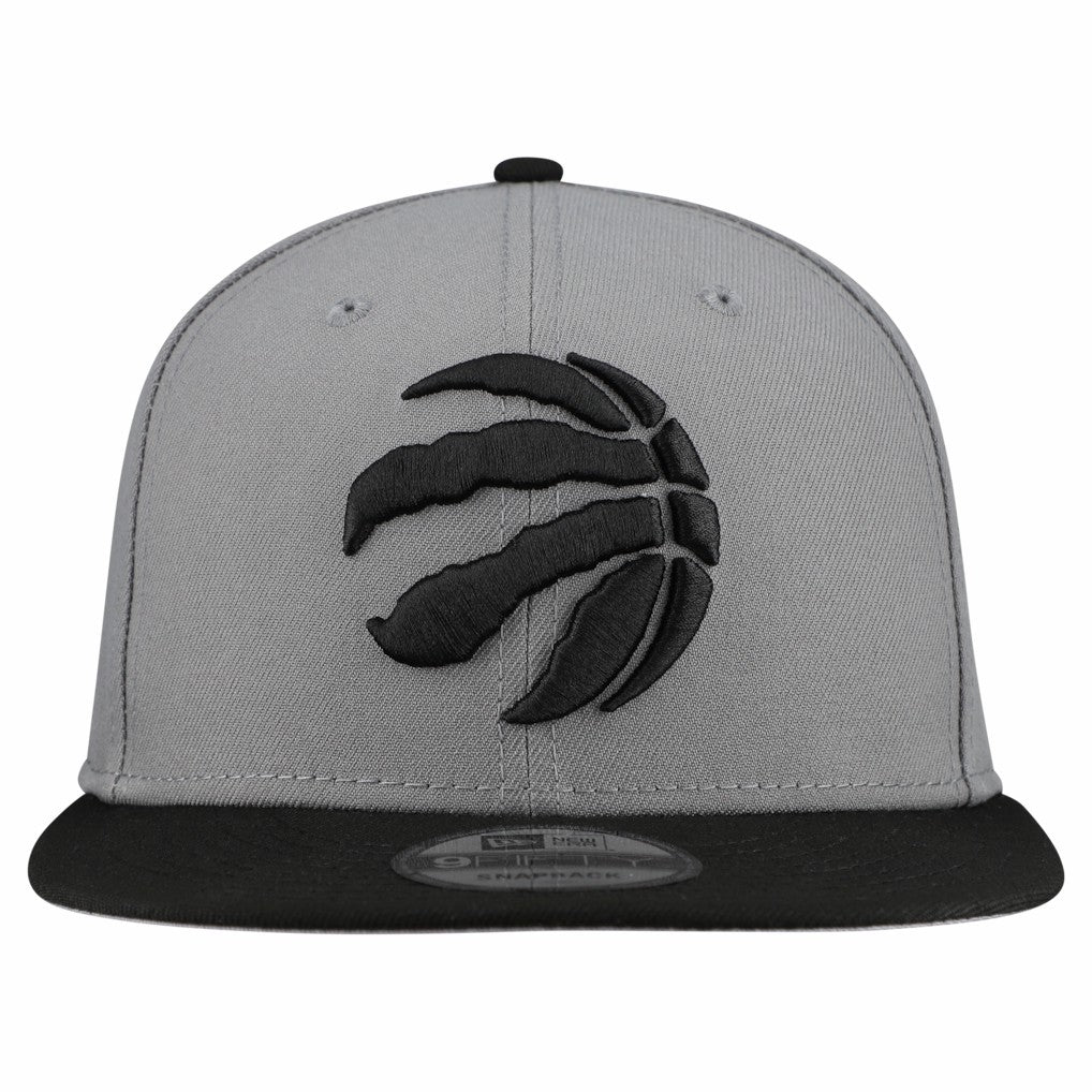 Toronto Raptors Core Logo Storm Gray Two-Tone 9FIFTY Snapback Hat Gray
