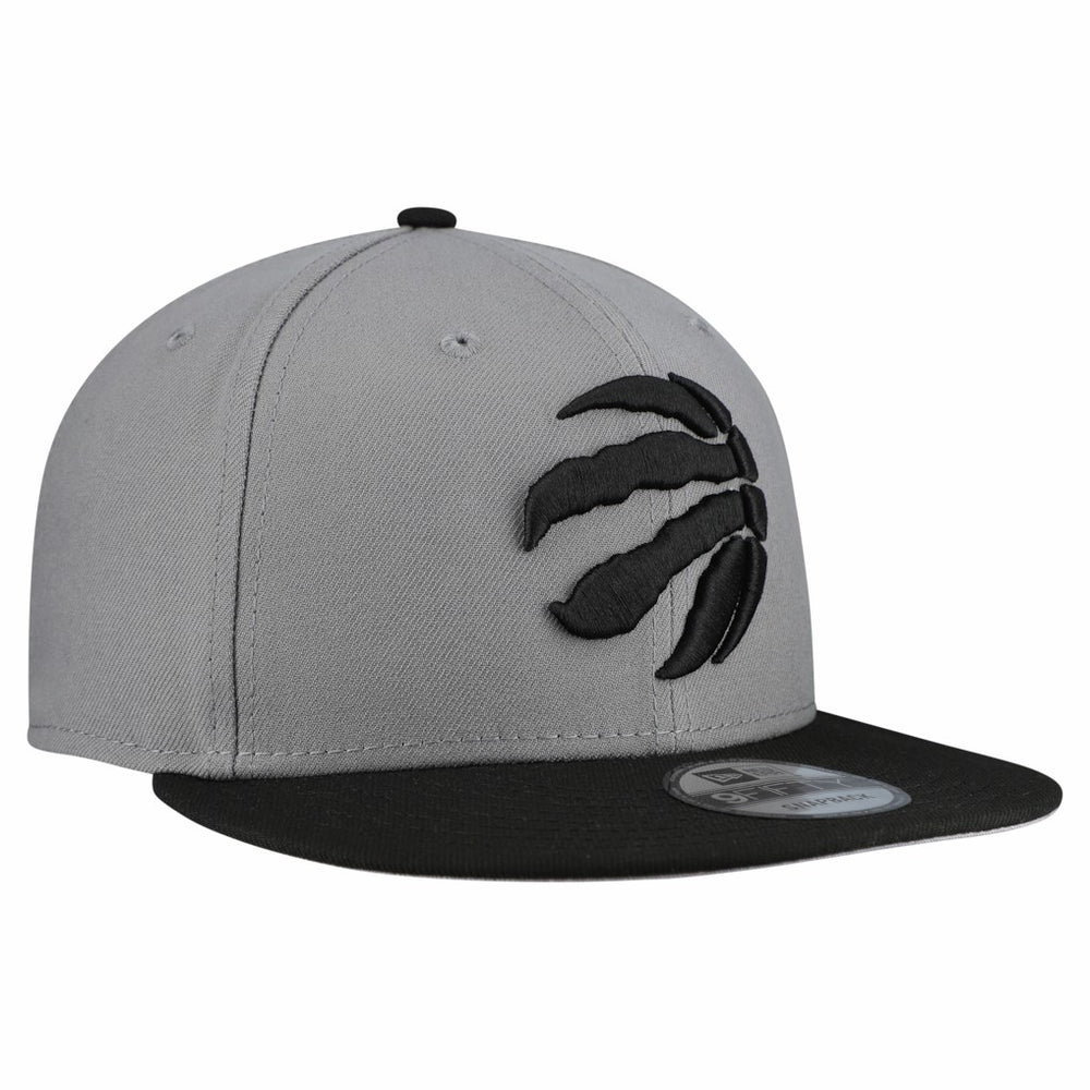 Toronto Raptors Core Logo Storm Gray Two-Tone 9FIFTY Snapback Hat Gray