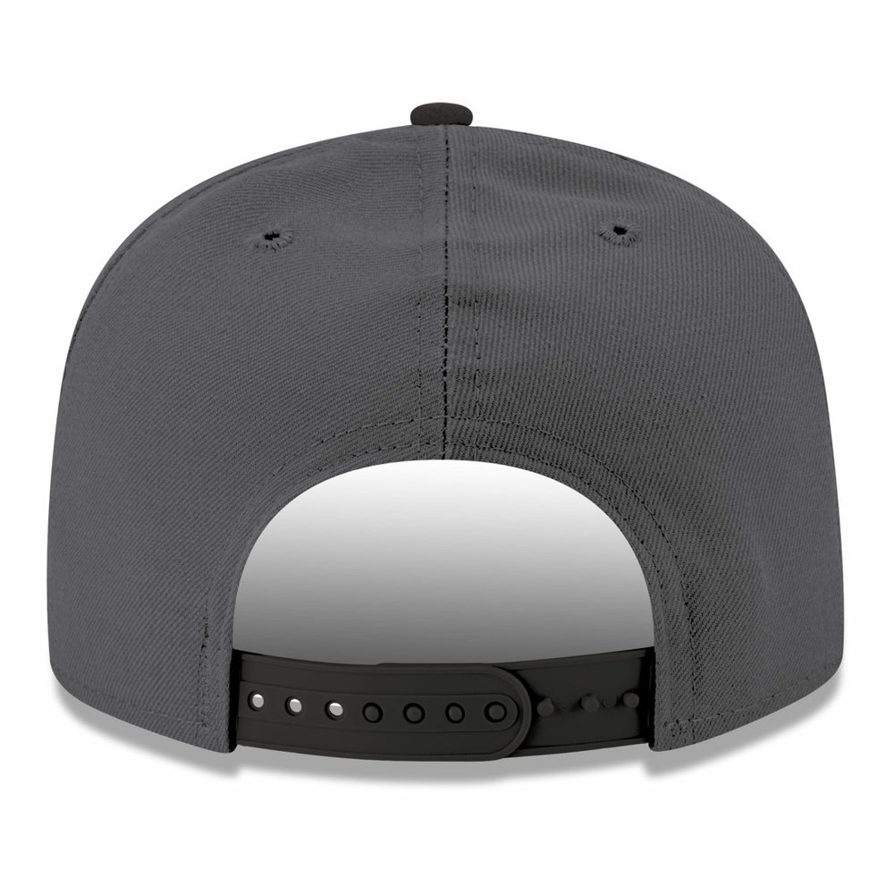 Utah Jazz Logo 2-Tone 9FIFTY Snapback Hat Gray/Black