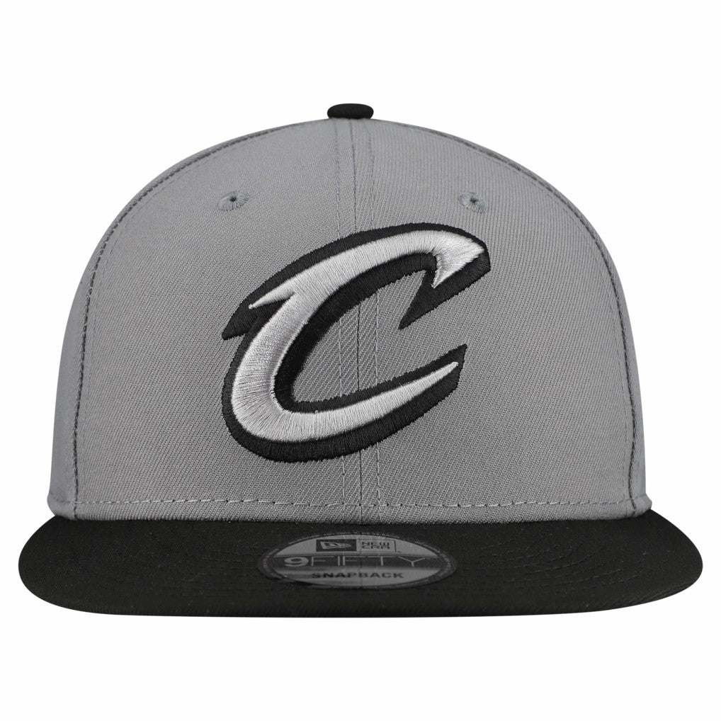 Cleveland Cavaliers Core Logo Storm Gray Two-Tone 9FIFTY Snapback Hat Gray