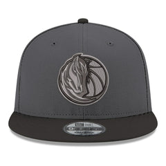 Dallas Mavericks Logo 2-Tone 9FIFTY Snapback Hat Gray/Black