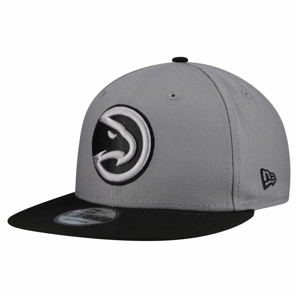 Atlanta Hawks Core Logo Storm Gray Two-Tone 9FIFTY Snapback Hat Gray