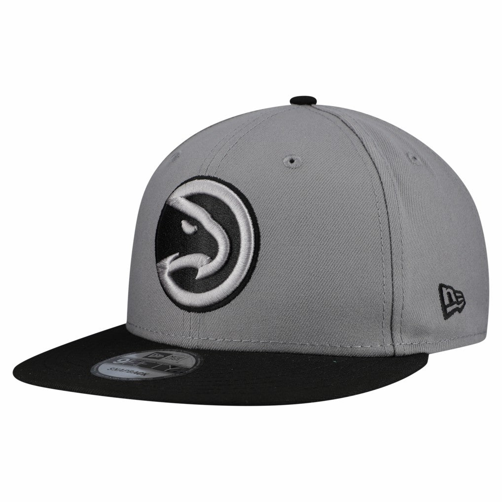 Atlanta Hawks Core Logo Storm Gray Two-Tone 9FIFTY Snapback Hat Gray