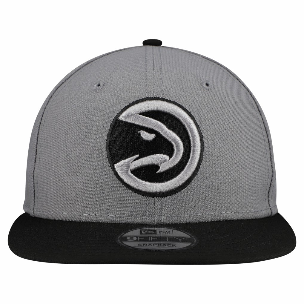 Atlanta Hawks Core Logo Storm Gray Two-Tone 9FIFTY Snapback Hat Gray