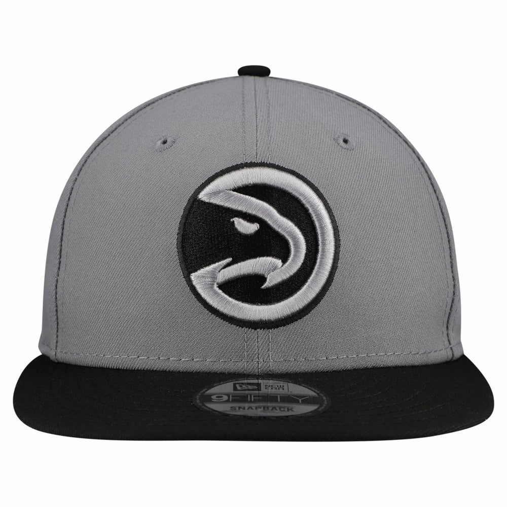Atlanta Hawks Core Logo Storm Gray Two-Tone 9FIFTY Snapback Hat Gray