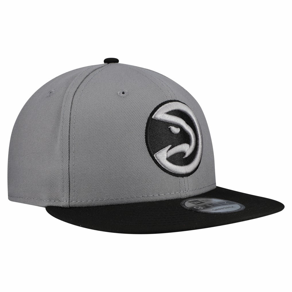 Atlanta Hawks Core Logo Storm Gray Two-Tone 9FIFTY Snapback Hat Gray
