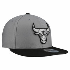 Chicago Bulls Core Logo Storm Gray Two-Tone 9FIFTY Snapback Hat Gray