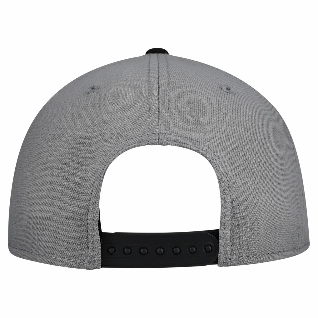 Chicago Bulls Core Logo Storm Gray Two-Tone 9FIFTY Snapback Hat Gray