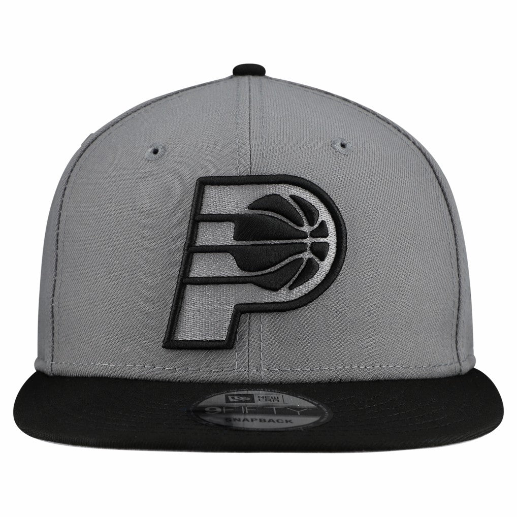 Indiana Pacers Core Logo Storm Gray Two-Tone 9FIFTY Snapback Hat Gray