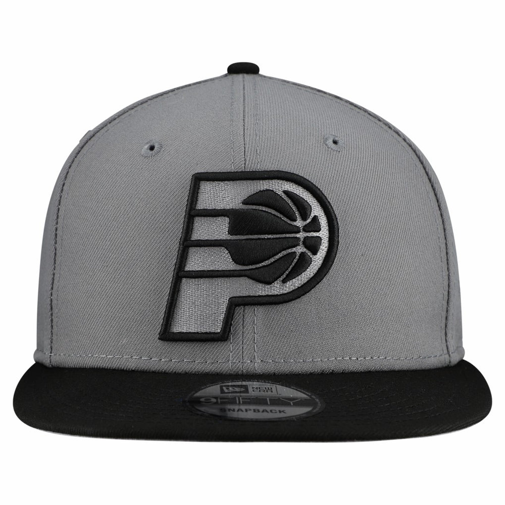 Indiana Pacers Core Logo Storm Gray Two-Tone 9FIFTY Snapback Hat Gray