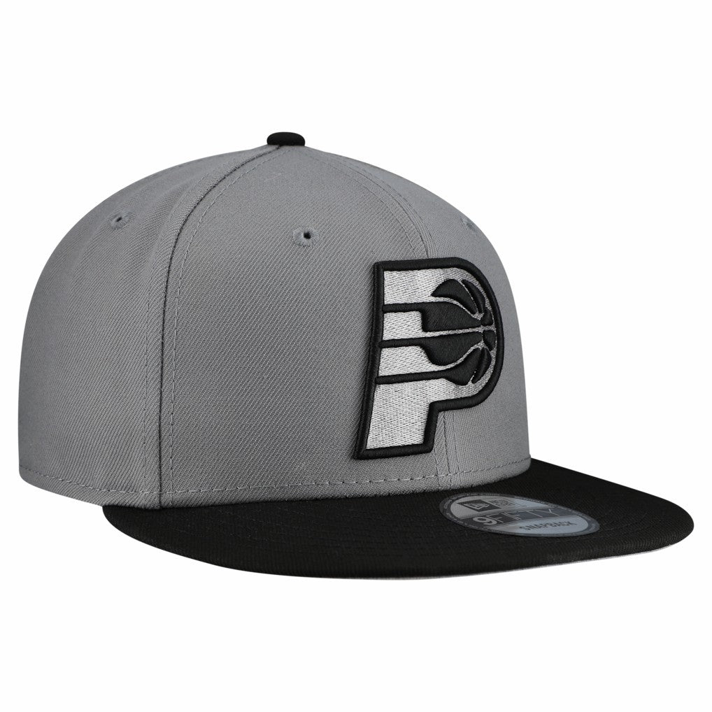 Indiana Pacers Core Logo Storm Gray Two-Tone 9FIFTY Snapback Hat Gray