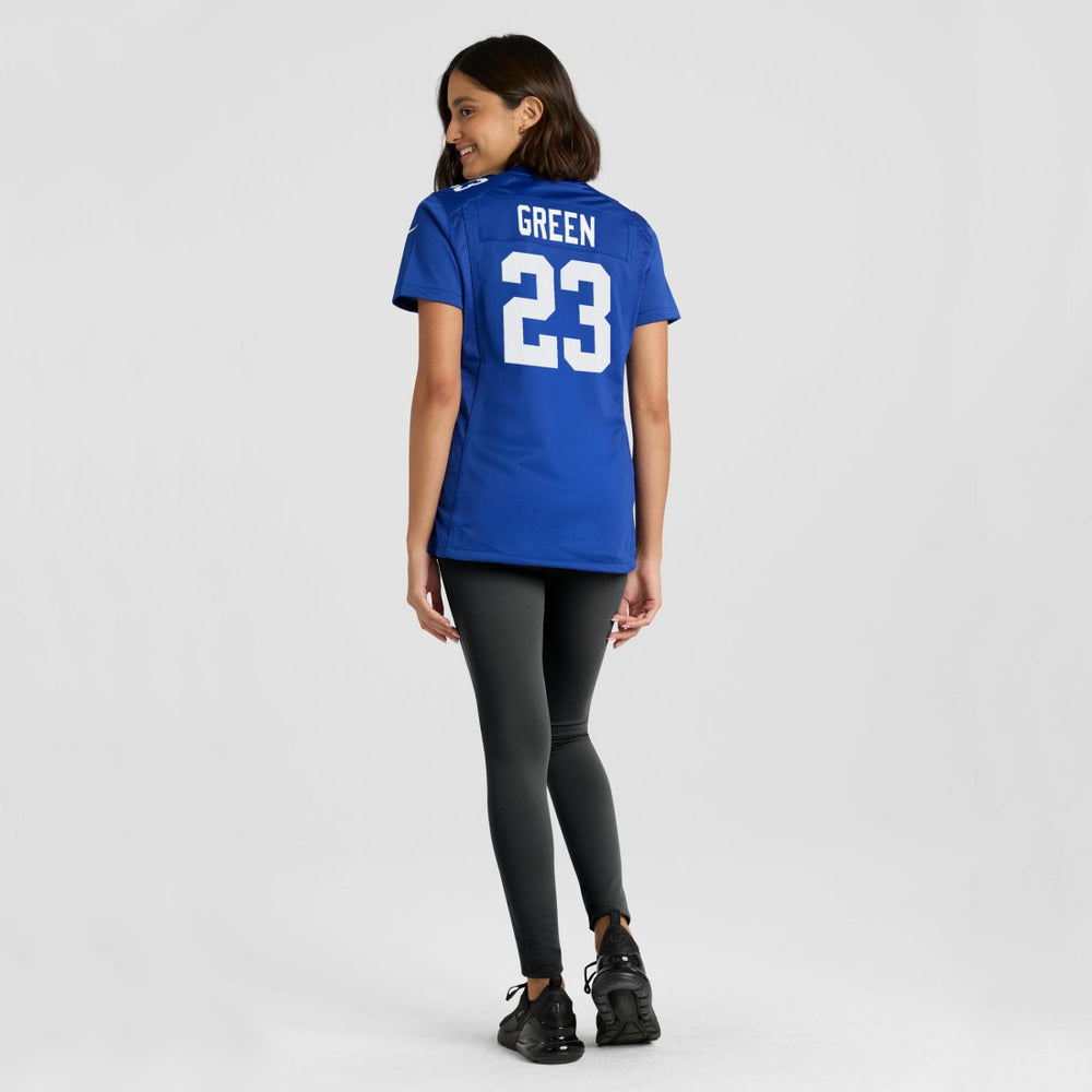 Art Green New York Giants Women's Team Game Jersey Royal