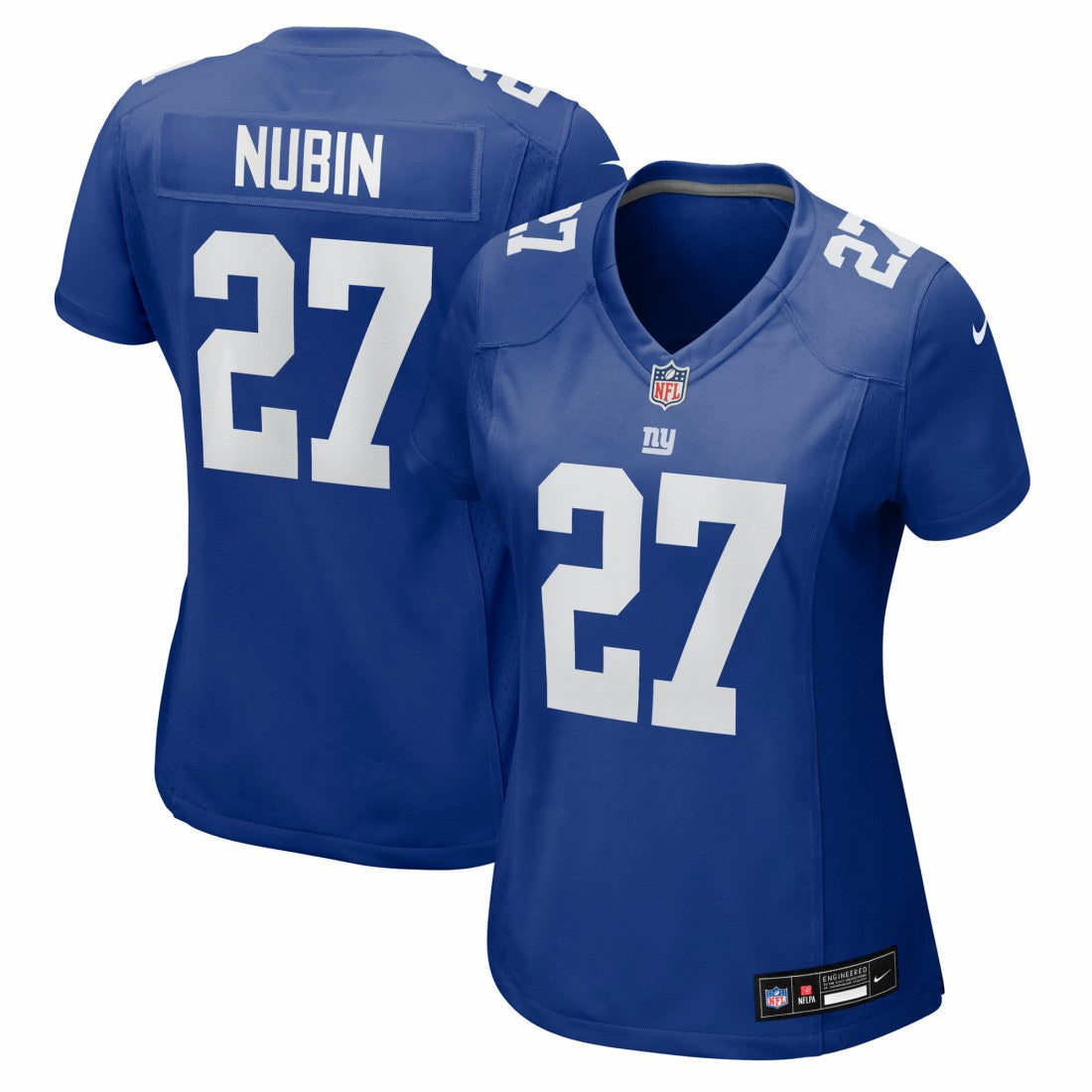 Tyler Nubin New York Giants Women's Team Game Jersey Royal