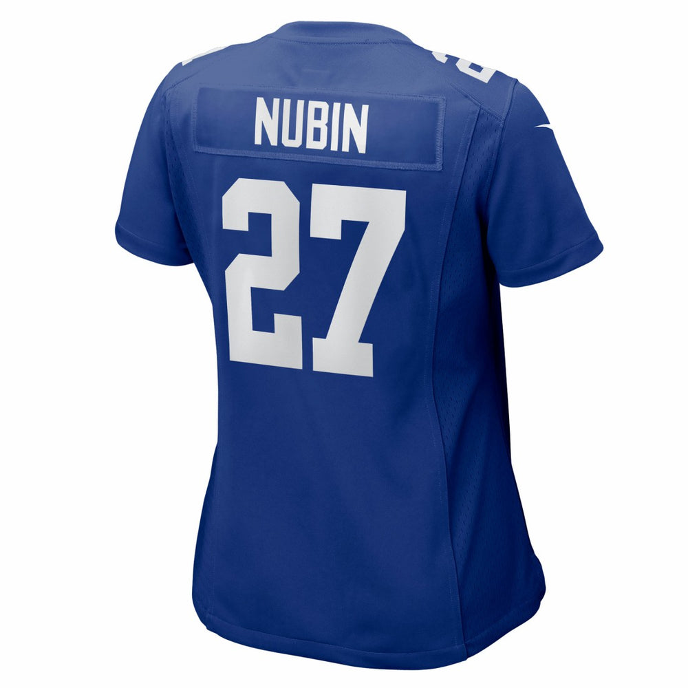 Tyler Nubin New York Giants Women's Team Game Jersey Royal