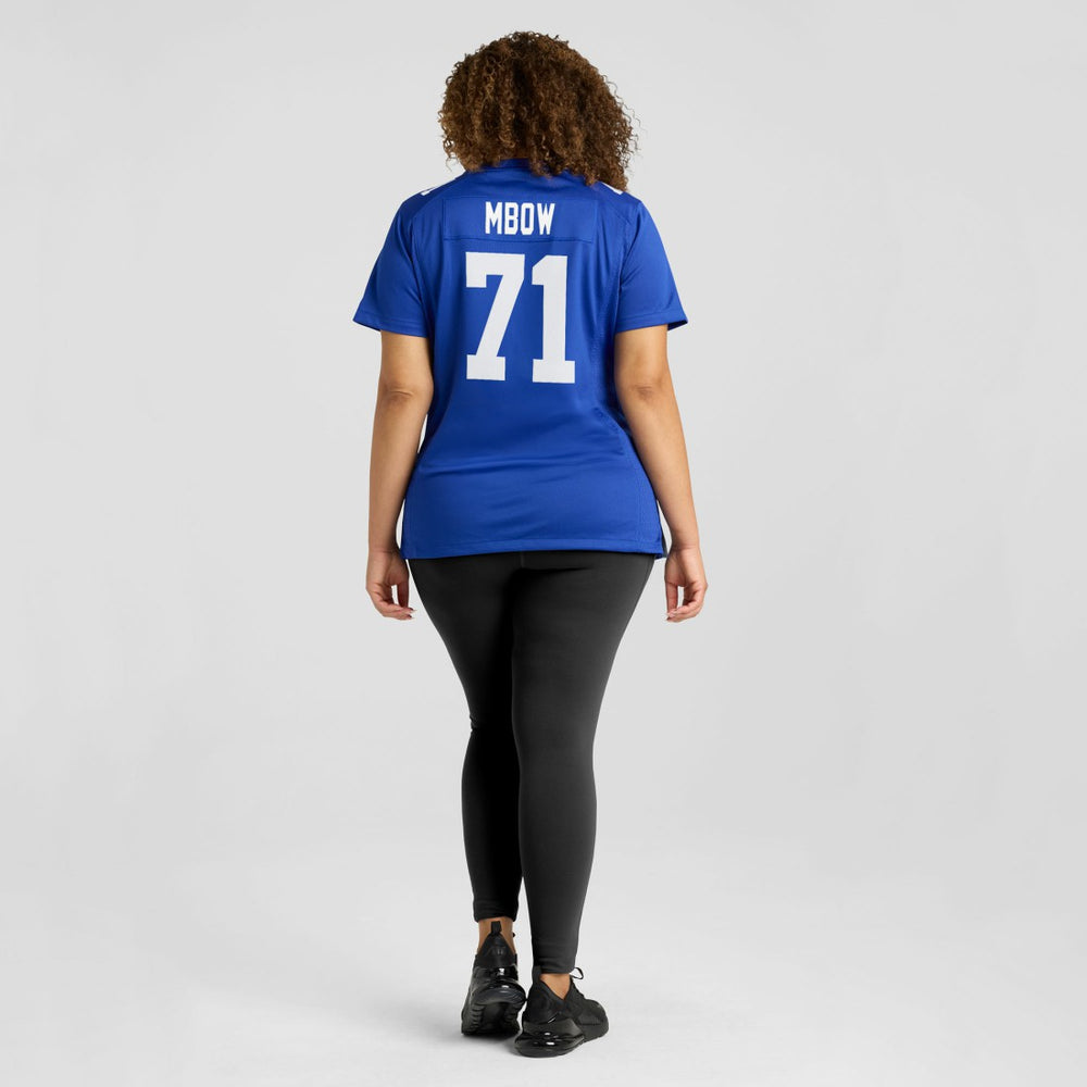 Marcus Mbow New York Giants Women's Team Game Jersey Royal
