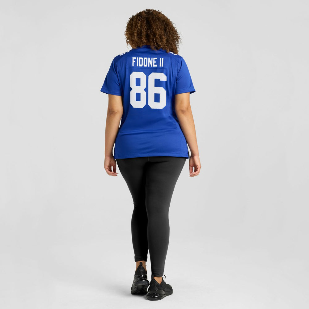 Thomas Fidone II New York Giants Women's Team Game Jersey Royal