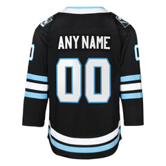 NHL,Custom Utah Mammoth Youth Home Premier Custom Jersey - Black