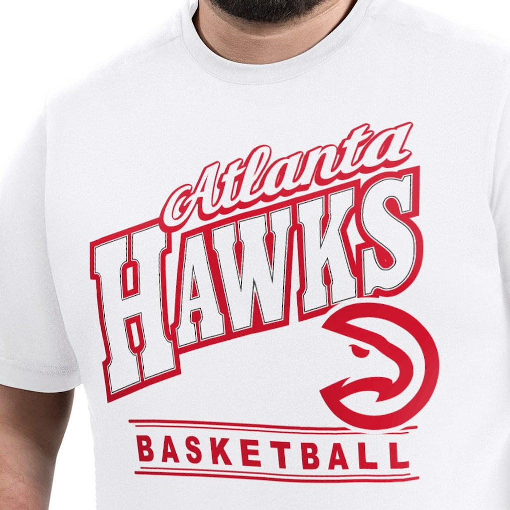 Atlanta Hawks G-III Sports by Carl Banks Adaptive Headliner T-Shirt White