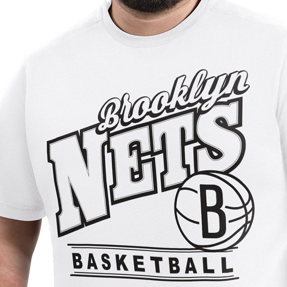 Brooklyn Nets G-III Sports by Carl Banks Adaptive Headliner T-Shirt White