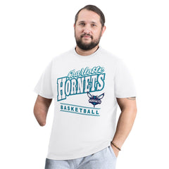 Charlotte Hornets G-III Sports by Carl Banks Adaptive Headliner T-Shirt White