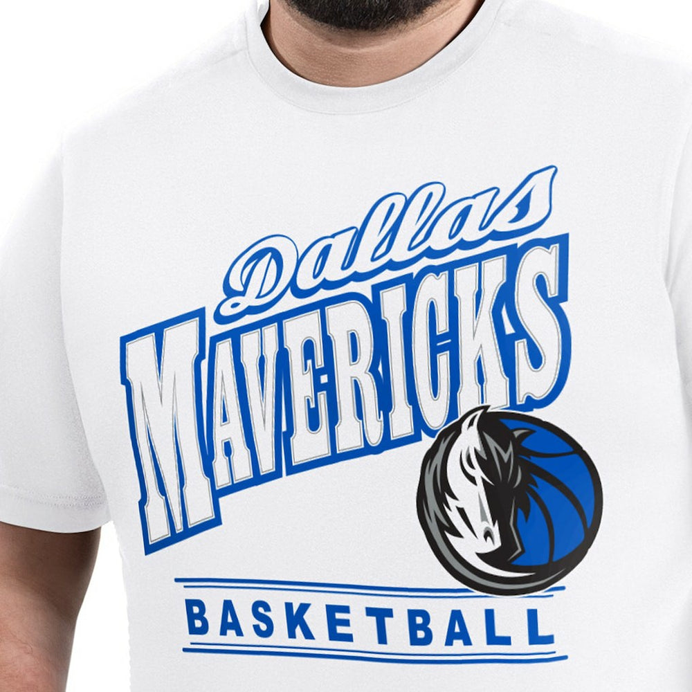 Dallas Mavericks G-III Sports by Carl Banks Adaptive Headliner T-Shirt White