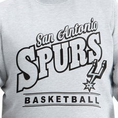 San Antonio Spurs G-III Sports by Carl Banks Adaptive Headliner Fleece Crewneck Sweatshirt Gray