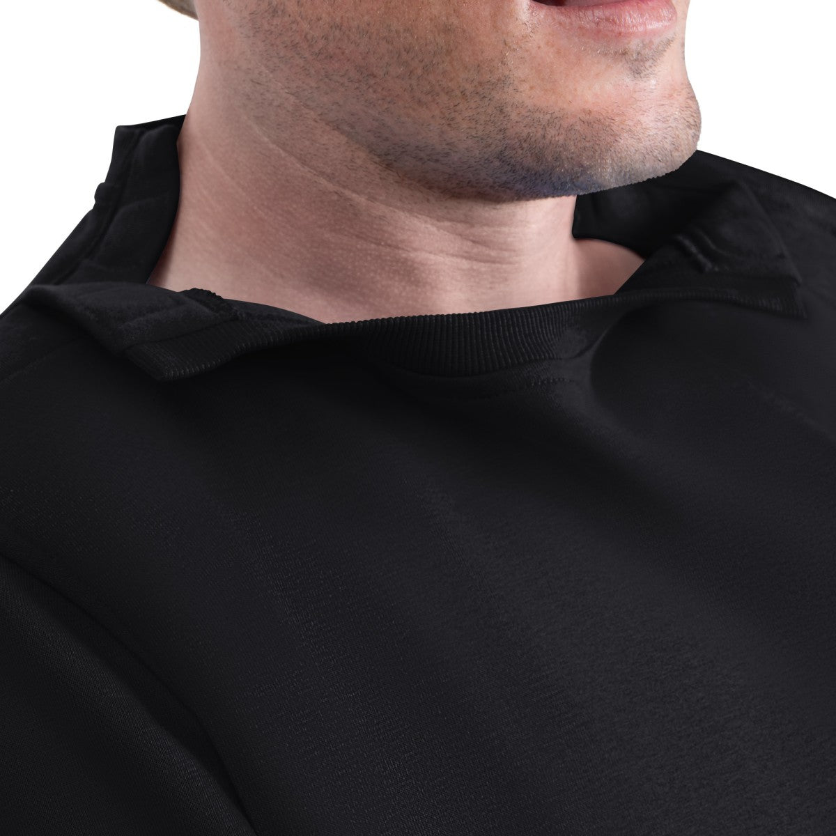 Sacramento Kings G-III Sports by Carl Banks Adaptive Headliner Fleece Crewneck Sweatshirt Black