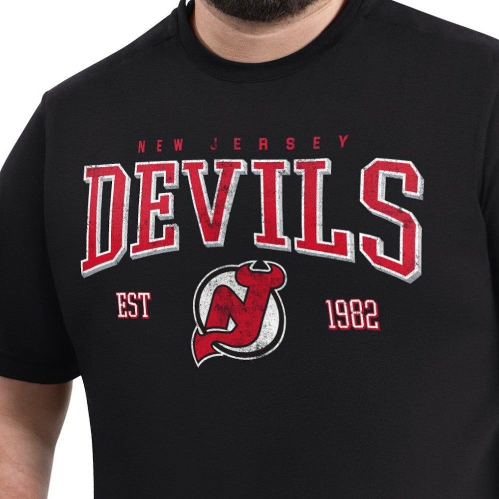 NHL New Jersey Devils G-III Sports by Carl Banks Adaptive Classic Team Graphic T-Shirt - Black
