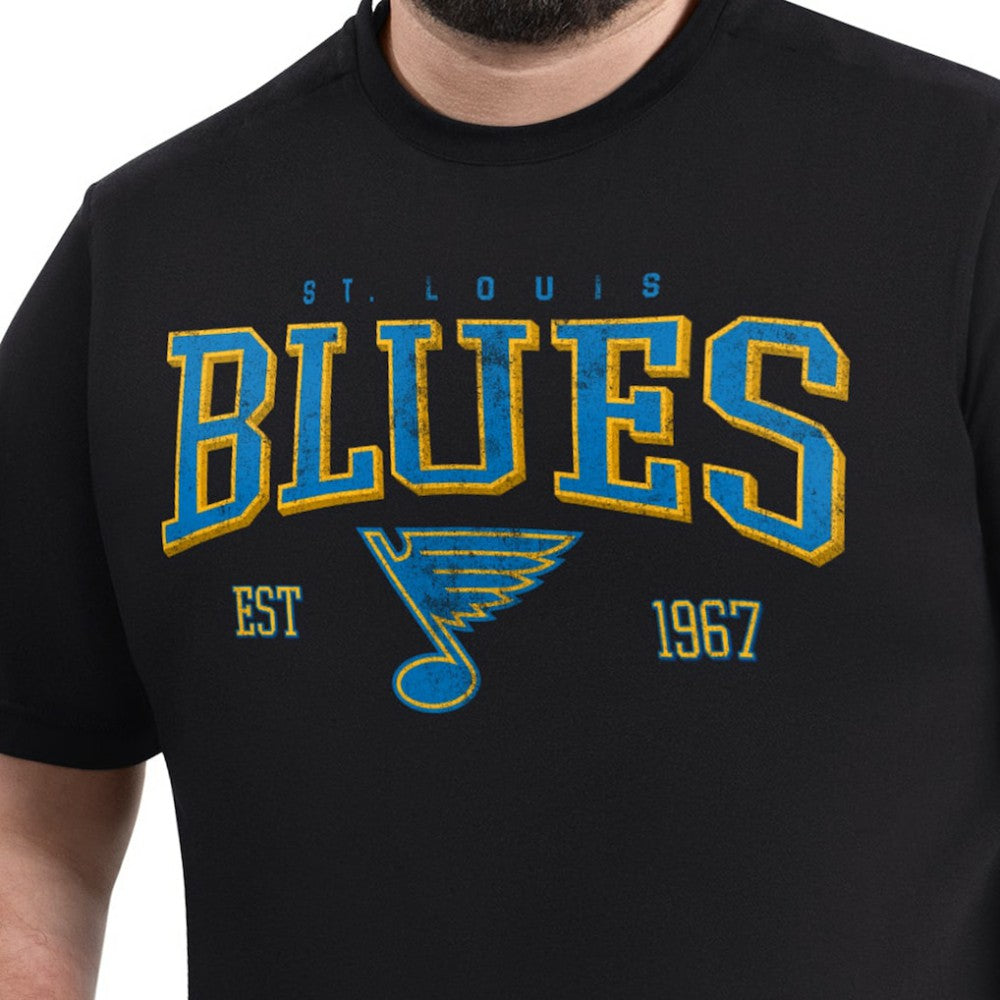 NHL St. Louis Blues G-III Sports by Carl Banks Adaptive Classic Team Graphic T-Shirt - Black