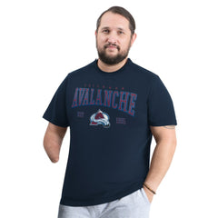 NHL Colorado Avalanche G-III Sports by Carl Banks Adaptive Classic Team Graphic T-Shirt - Navy