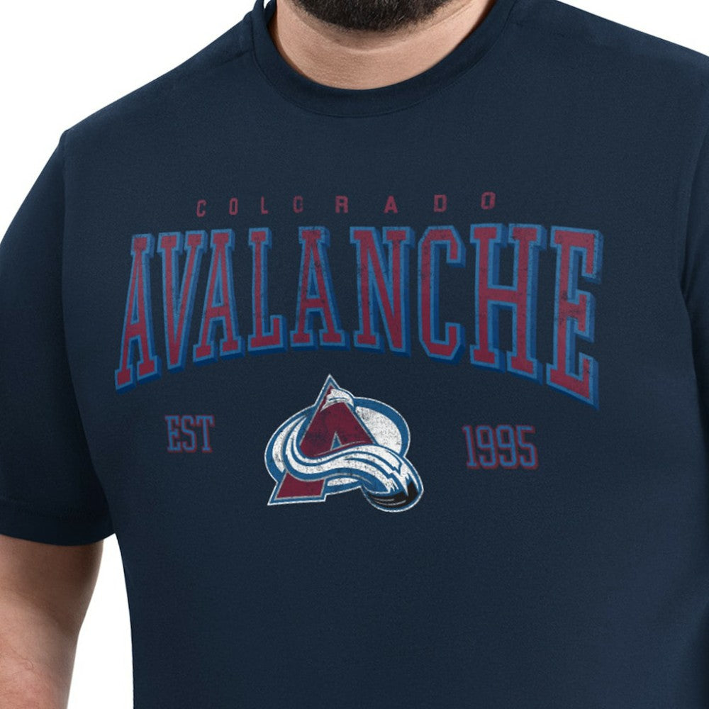 NHL Colorado Avalanche G-III Sports by Carl Banks Adaptive Classic Team Graphic T-Shirt - Navy