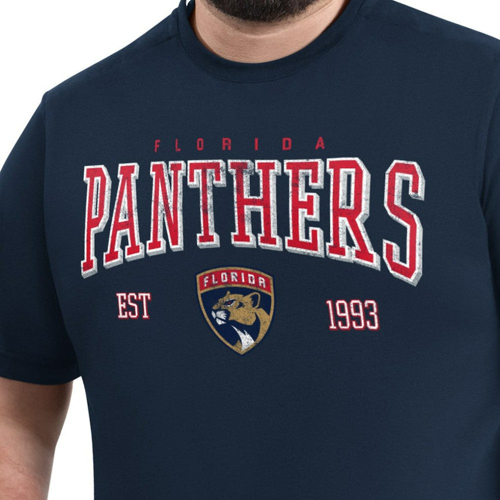 NHL Florida Panthers G-III Sports by Carl Banks Adaptive Classic Team Graphic T-Shirt - Navy