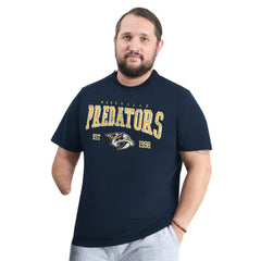 NHL Nashville Predators G-III Sports by Carl Banks Adaptive Classic Team Graphic T-Shirt - Navy