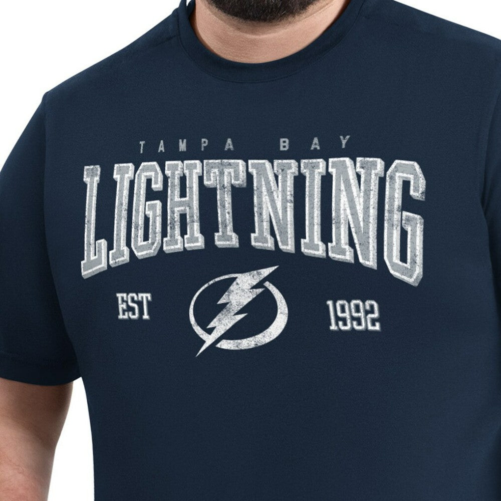 NHL Tampa Bay Lightning G-III Sports by Carl Banks Adaptive Classic Team Graphic T-Shirt - Navy