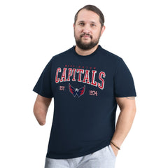 NHL Washington Capitals G-III Sports by Carl Banks Adaptive Classic Team Graphic T-Shirt - Navy
