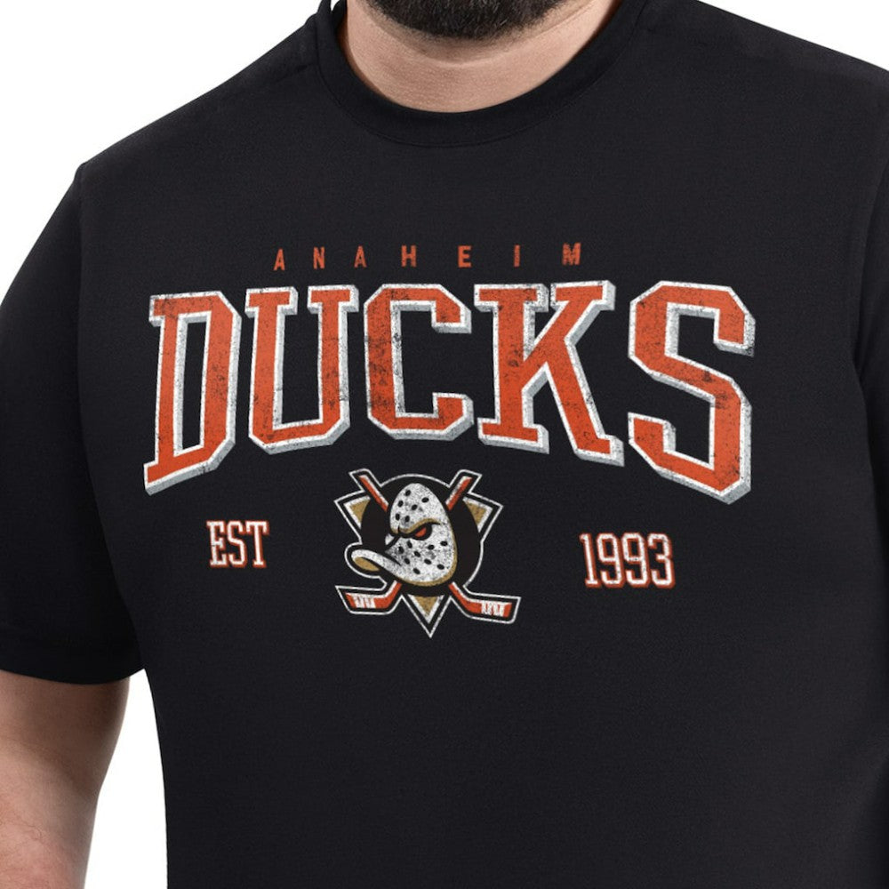 NHL Anaheim Ducks G-III Sports by Carl Banks Adaptive Classic Team Graphic T-Shirt - Black