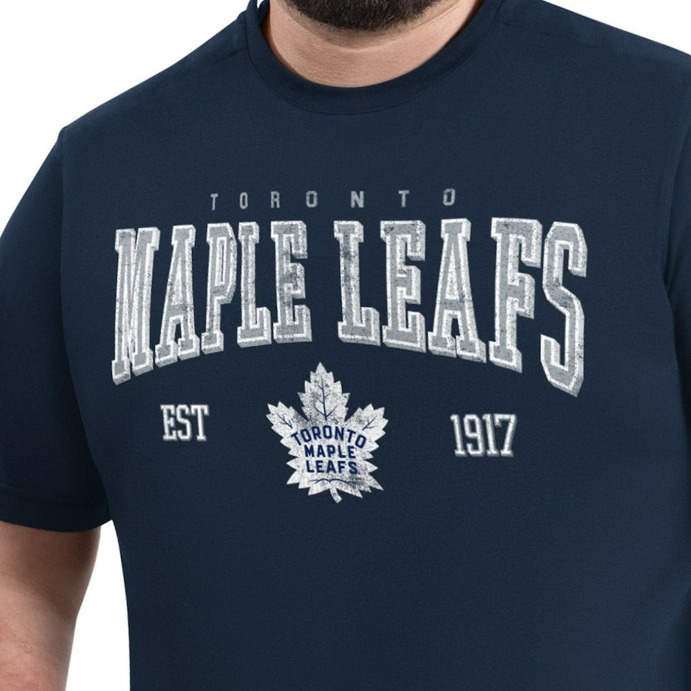 NHL Toronto Maple Leafs G-III Sports by Carl Banks Adaptive Classic Team Graphic T-Shirt - Navy