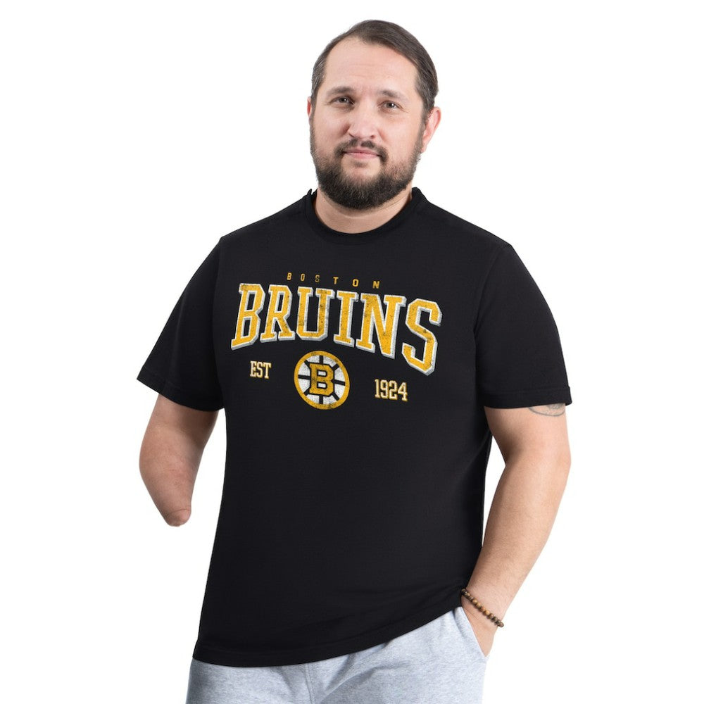 NHL Boston Bruins G-III Sports by Carl Banks Adaptive Classic Team Graphic T-Shirt - Black