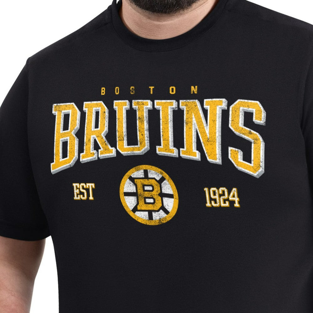 NHL Boston Bruins G-III Sports by Carl Banks Adaptive Classic Team Graphic T-Shirt - Black