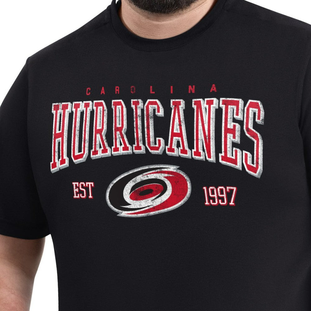NHL Carolina Hurricanes G-III Sports by Carl Banks Adaptive Classic Team Graphic T-Shirt - Black