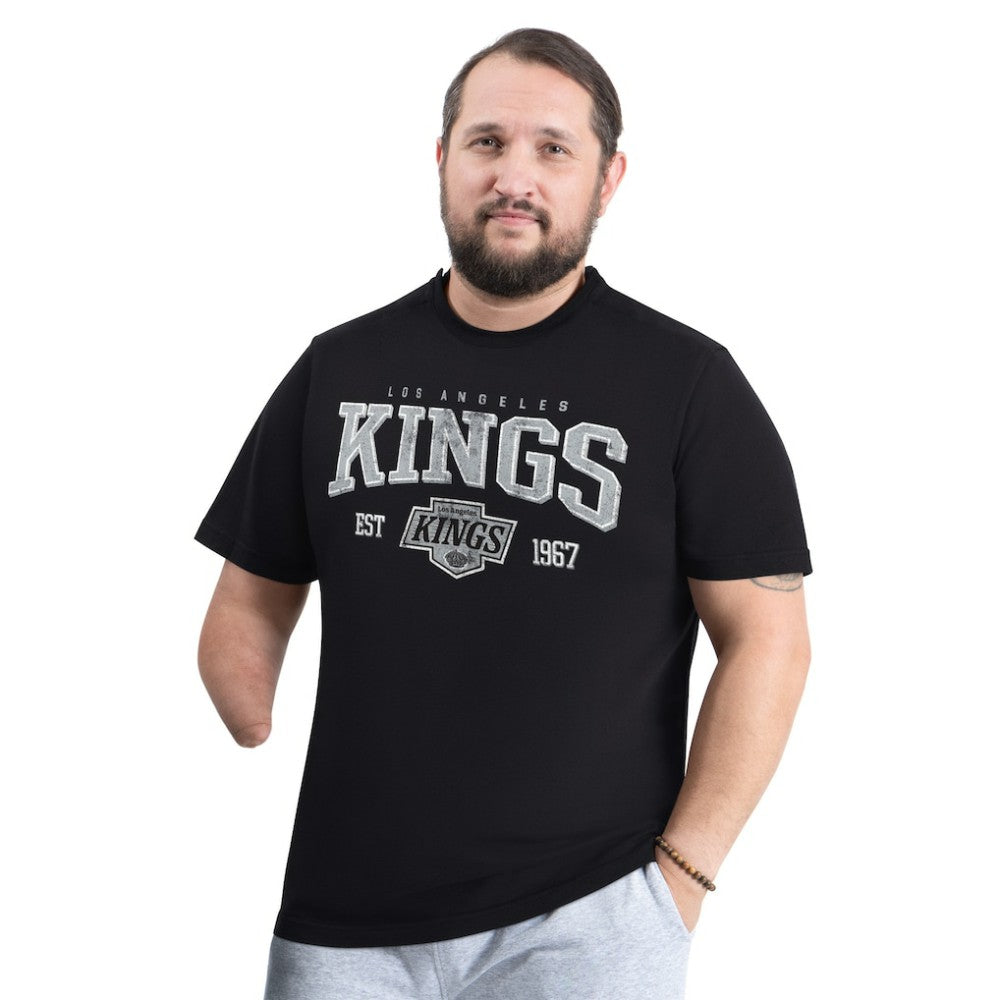 NHL Los Angeles Kings G-III Sports by Carl Banks Adaptive Classic Team Graphic T-Shirt - Black