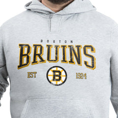 NHL Boston Bruins G-III Sports by Carl Banks Adaptive Classic Team Spirit Fleece Hoodie - Gray
