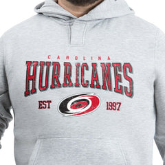 NHL Carolina Hurricanes G-III Sports by Carl Banks Adaptive Classic Team Spirit Fleece Hoodie - Gray