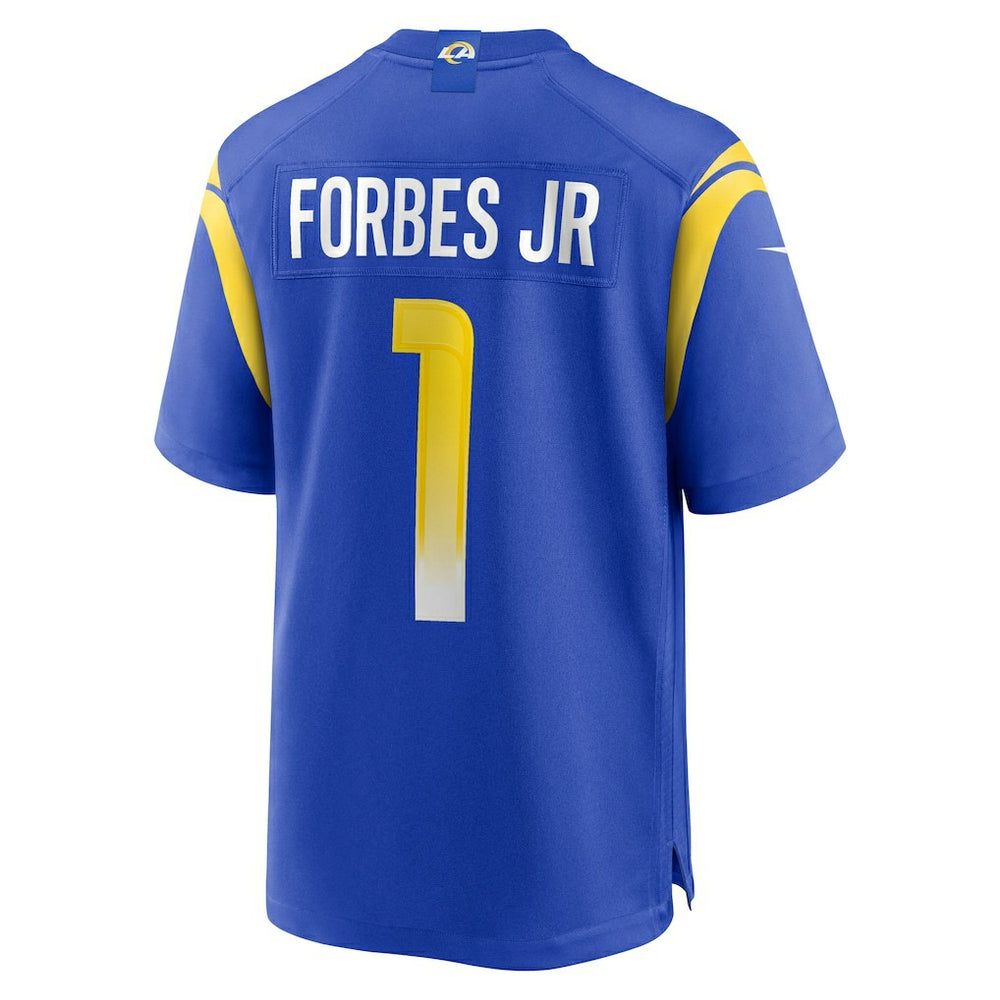 Emmanuel Forbes Jr. Los Angeles Rams Team Game Jersey Royal