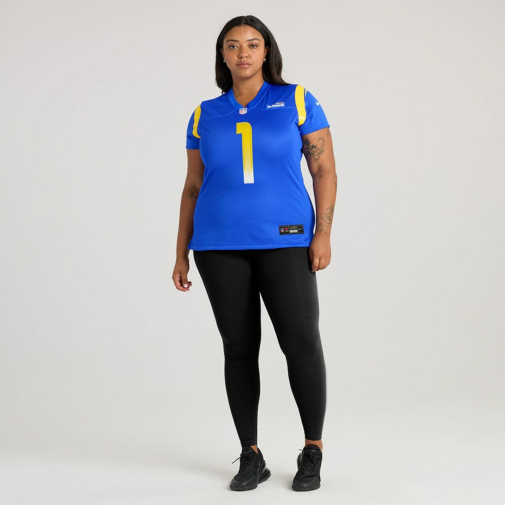 Emmanuel Forbes Jr. Los Angeles Rams Women's Team Game Jersey Royal