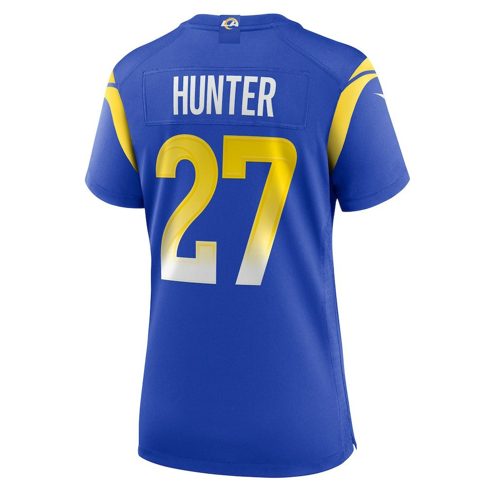 Jarquez Hunter Los Angeles Rams Women's Team Game Jersey Royal