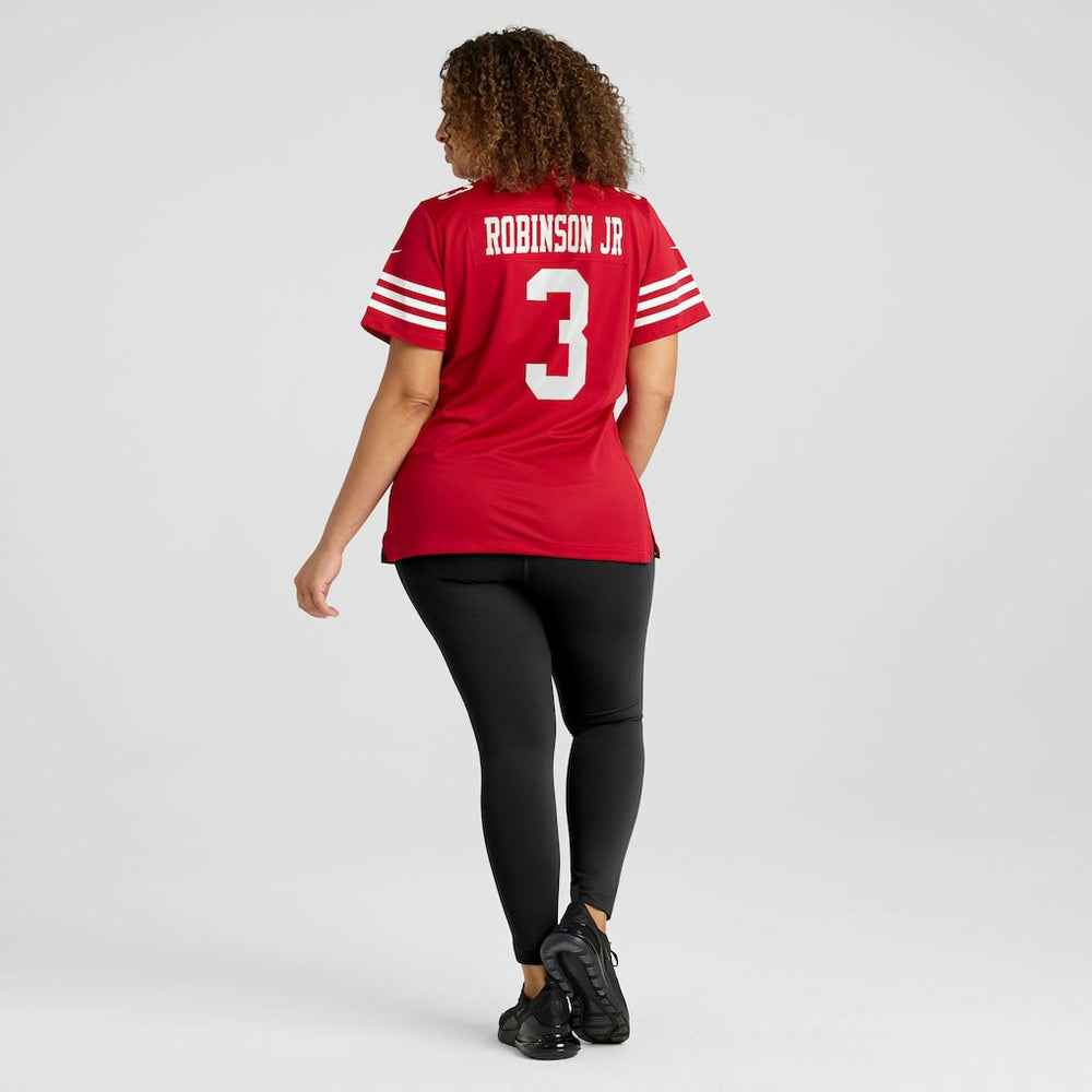 Brian Robinson Jr. San Francisco 49ers Women's Team Game Jersey Scarlet