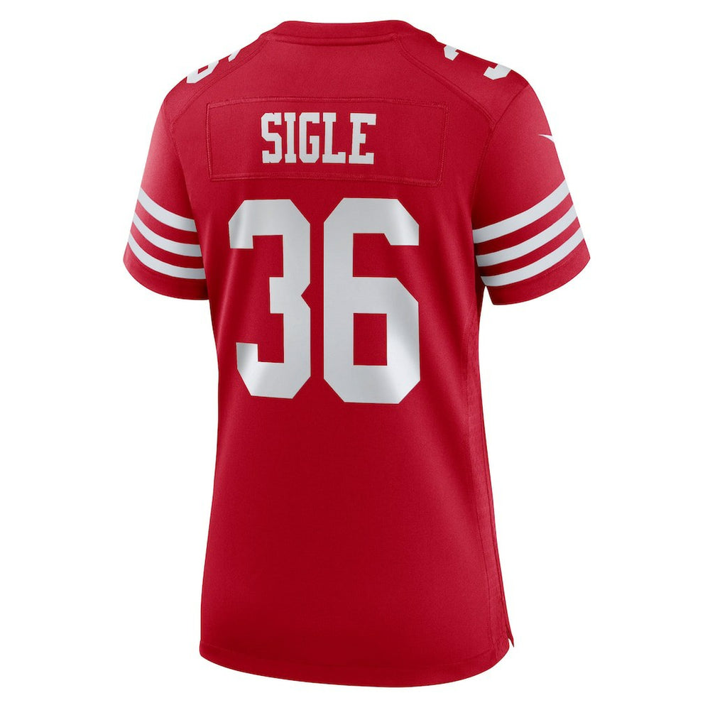 Marques Sigle San Francisco 49ers Women's Team Game Jersey Scarlet